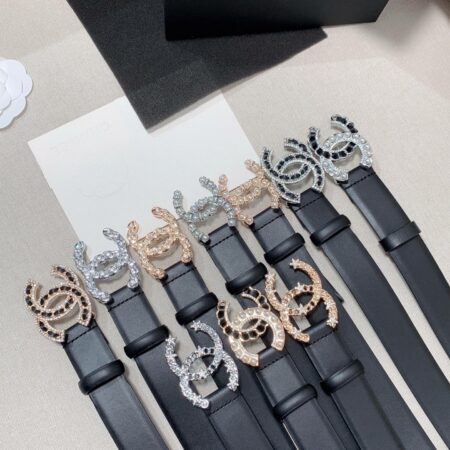 New Chanel classic leather belt