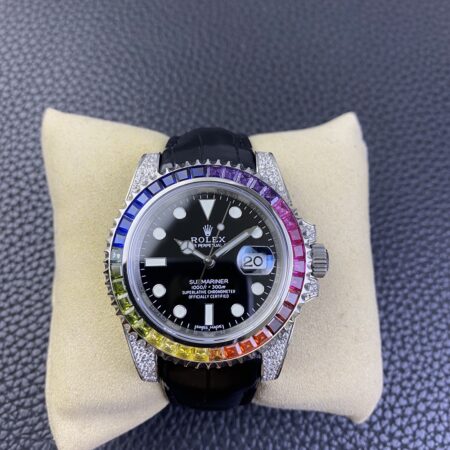 Rolex Submariner 40mm Rainbow Diamond