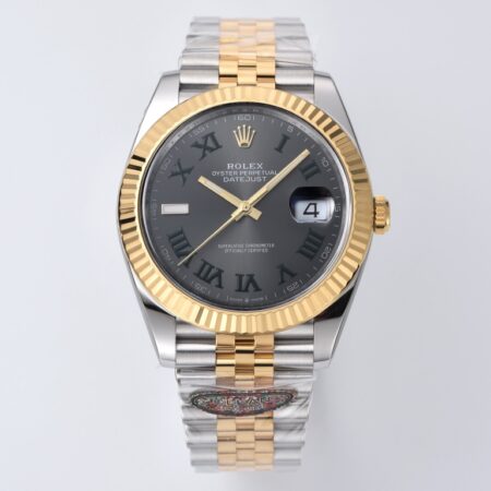 Rolex date just two tone Wimbledon (41MM)