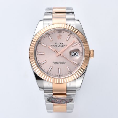 Rolex Date Just Two Tone Rose Gold (41MM)