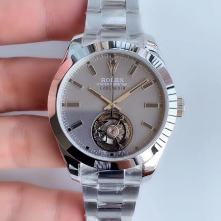 Rolex Millauss Label Noir Tourbillon Silver (40MM)