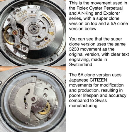 蚝式恒动，探险家，空中霸王3230机芯
